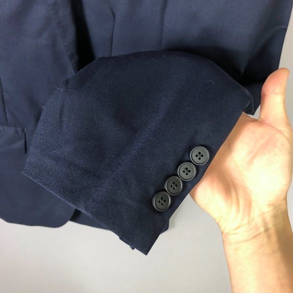 Nordstrom Tech-Smart Trim Fit Stretch Wool Sport Coat Jacket Sz 38R - Picture 3 of 8